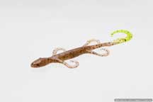 Zoom Lizard 6" 9/bag Pumpkin/Chartreuse Tail