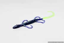 Zoom Lizard 6" 9/bag June Bug/Chartreuse Tail