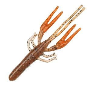 Zoom Big Critter Craw 4.5\" 10/bag Pumkin Orange Claw