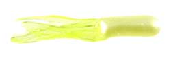 Big Bite Crappie Tubes 1.5" 10ct Pearl/Chartreuse