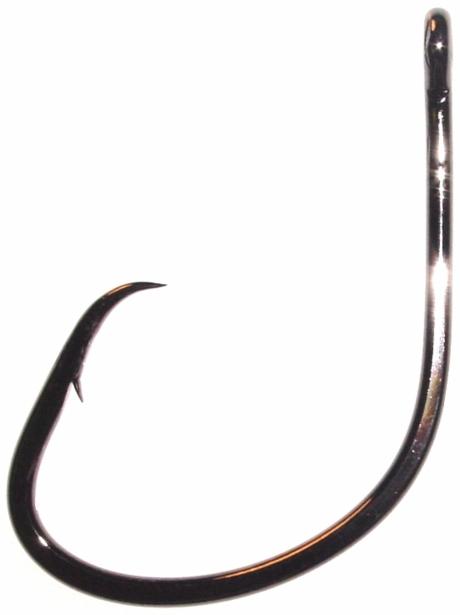thumbnail interactive-video image 1 of Gerry's Tackle GT 8276 Offset Circle Hooks – 14/0, Black Nickel, 25-Pack – Tuna Grade 1 of 5