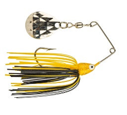 Strike King Mini King Spinnerbait 1/8 oz. Black/Yellow