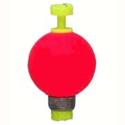 Comal Snap-On Weighted Round Float 1.00" 25/bag Red
