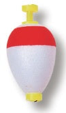 Betts Foam Float Unweighted Pear 1.00in 50ct Red/White