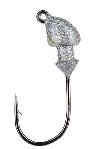 Strike King Baby Squadron Swimbait Head 3/16oz 3ct Silver Bling