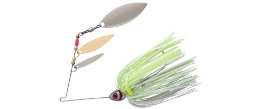 Booyah Mini Shad 3/16oz Silver Chartreuse