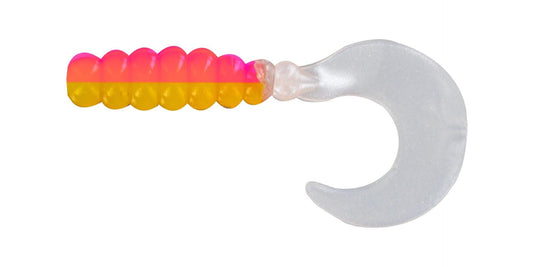 Big Bite Fat Grub 2in 10ct Pink/Yellow/Pearl