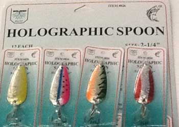 FJ Neil Holographic Spoons Assorted 3/8oz 12/cd