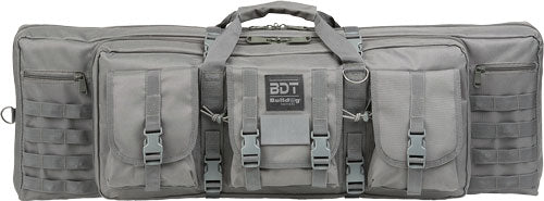 Bulldog 36" Single Tactical Cs - 3 Large Accessory Pockets Grey