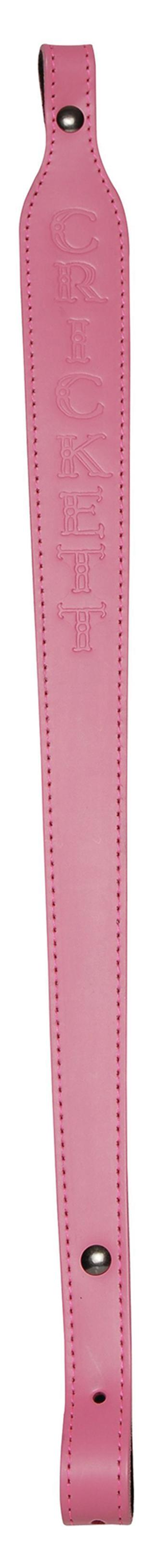 Crickett Sling Pink Leather - W/crickett Logo