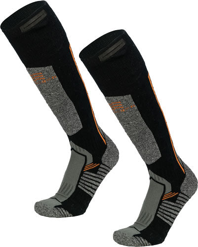 Mobile Warming Men's Pro - Merino Heated Socks Gray Xlrg