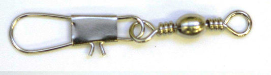 Eagle Claw Swivel-Nickle Barrel w/Interlock Snap 12ct/12pk Size 12