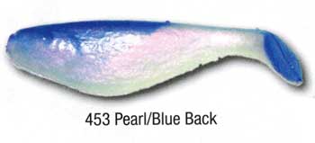 Luckie Strike Shad Minnow MC 3" 10ct Pearl/Blue Back