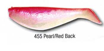 Luckie Strike Shad Minnow MC 3" 100ct Pearl/Red Back