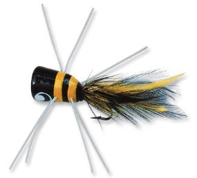 Betts Bass Bug Chartreuse/Black-Yellow Size 1/0