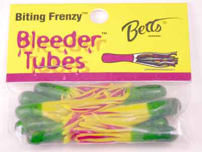 Betts Bleeder Tubes 1.5" 10ct Green/Yellow/Red