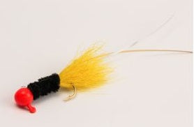 Slater Original Jig 1/32 Red/Black/Yellow #6 Hook 3pk