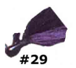 Arkie Rubber Jig 3/8 6/cd Black/Purple