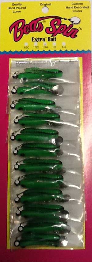 Betts Spin 1/32 Value Pack Grub Catalpa/Black Stripe