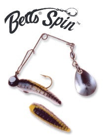 Betts Spin 1/32 Value Pack Grub Black/Yellow Stripe