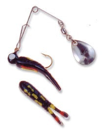 Betts Spin 1/16 Value Pack Split Tail Catalpa/Black Stripe