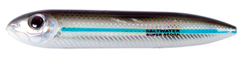 Heddon Preminum Super Spook Jr 1/2 Silver Mullet