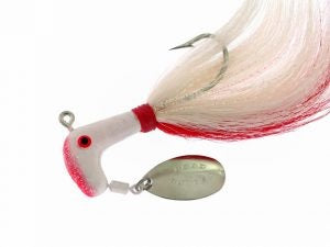 Blakemore Road Runner Bucktail 1/2oz 4/0 White/Red-White