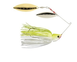 Strike King Burner 3/8oz Chartreuse/White