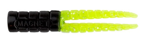 Leland Crappie Magnet 1.5" 15ct Black/Chartreuse Flash