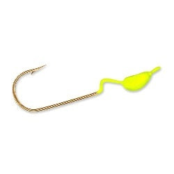 Slider Crappie Heads 18ct 1/4oz Chartreuse