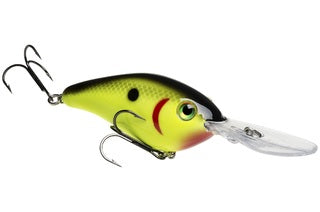 Strike King Series 6XD - 1oz Black Back Chartreuse