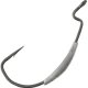 Eagle Claw Weighted Black Worm Hook 1/8oz 5ct Size 2/0