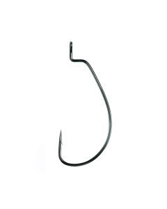 Eagle Claw Lazer Worm Hook Wide Gap PBlack 6ct Size 3/0xxxx