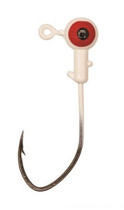 Eagle Claw Pro-V Ball Jig Head 1/8 10ct White