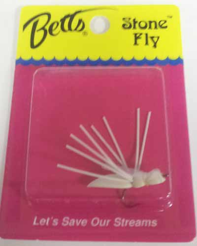 Betts Bream Stone Fly White Size 8