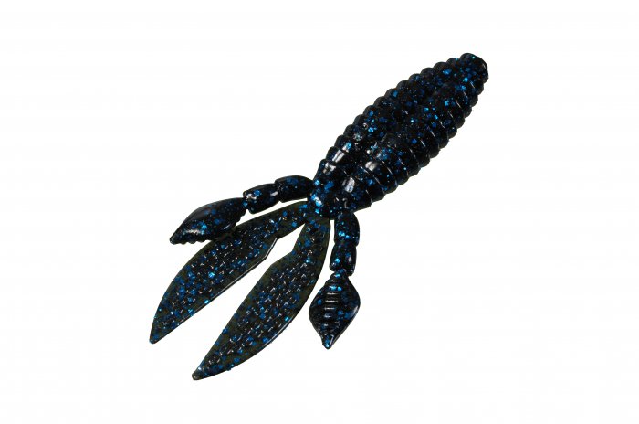 Strike King Rodent 4" Black Blue Flake