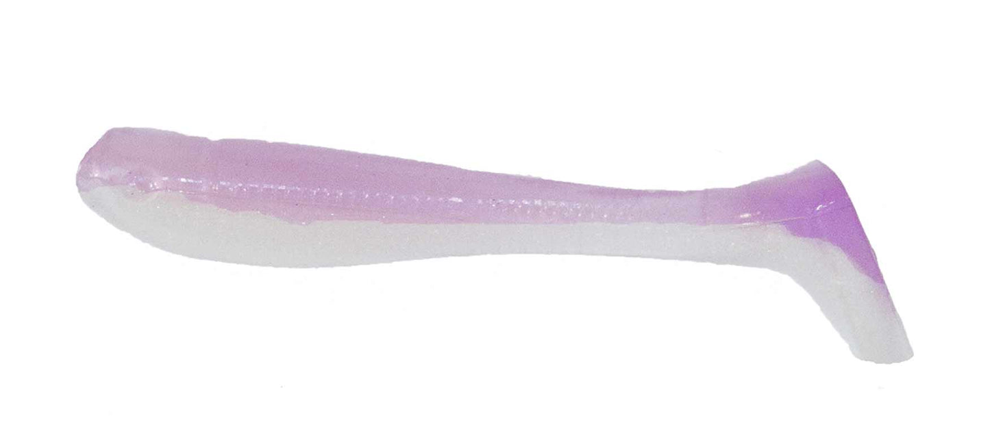 Bass A Swim Bait 2" 10ct Albino