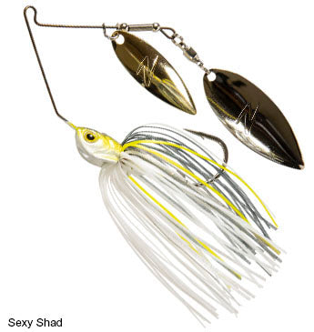 Z-Man Power Finesse Slingbladez Spinnerbait 3/8 Wil/Wil Sexy Shad