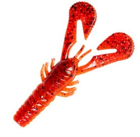 Zman Turbo CrawZ 4" Fire Craw 4pk