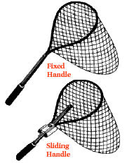 Mid Lakes Tech Net Slide Handle Fiberglass 21x25