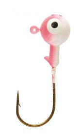 Eagle Claw Ball Jig Head 1/16 10ct Pink/Pearl