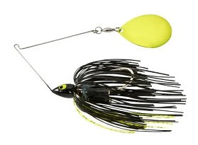 War Eagle Night Time Spinnerbait 1/2oz  CHA Black Chartreuse