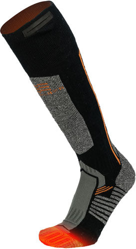 Mobile Warming Men's Pro - Merino Heated Socks Gray Lrg