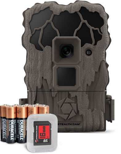 Stealth Cam Trail Camera Quick - Set 20mp/720 Batt/card No-glo