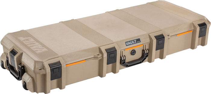 Pelican Vault Tactical Rifle - Case W/ Wheels/foam 44" Tan