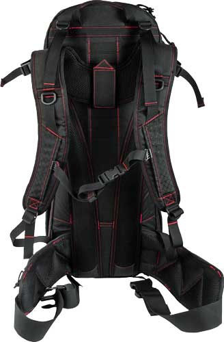 Grey Ghost Gear Apparition Bag - Blk/blk Diamond W/red Stitch